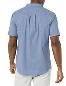 Amazon Essentials Men's Vacation Cotton Button-Down Shirt,Blue, Size L - Brand New
