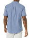 Amazon Essentials Men's Vacation Cotton Button-Down Shirt,Blue, Size L - Brand New