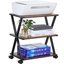 Fydeamer Versatile Printer Stand Adjustable Height Crescent式与存储 - B0C3G2VDZ9 - Brand New