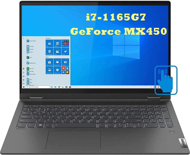 For Parts: LENOVO FLEX 5 15.6" I7-1165G7 16 1TB SSD MX450 82HT004JUS CRACKED SCREEN