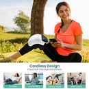 SNAILAX CORDLESS KNEE MASSAGER HEAT SL-530 - WHITE - Like New