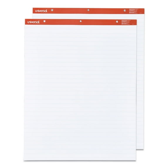 UNIVERSAL UNV35601 27 IN. X 34 IN. EASEL PADS/FLIP CHARTS (2/CARTON) - WHITE - Like New