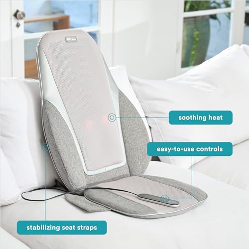 Homedics Shiatsu + Kneading & Vibration Massage Cushion with Heat, MCS-382HJ - Like New