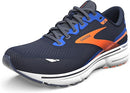 1103931D438 Brooks Men's Ghost 15 Peacoat/Orange/Surf the Web Size 11 - Like New