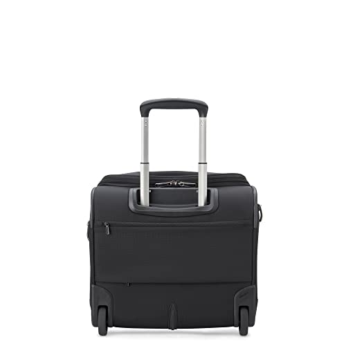 DELSY PARIS HELIUM DLX SOFTSIDE LUGGAGE UNDER-SEATER 16 INCH - BLACK - Brand New