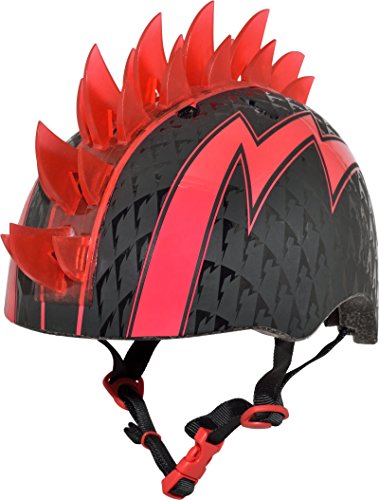 RASKULLZ MOHAWK HELMET BOLT LED 50-54 CM ML-009S - RED - Brand New