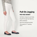 AMAZON ESSENTIALS WOMEN'S STRETCH DENIM MID-RISE PULL-ON SKINNY SIZE: 2 SHORT - Brand New