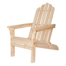 SHINE COMPANY TRADITIONAL CEDAR WOOD FOLDING ADIRONDACK CHAIR IN - BEIGE - Brand New