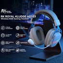 RK ROYAL KLUDGE HG103 WIRELESS GAMING HEADSET - WHITE - Like New