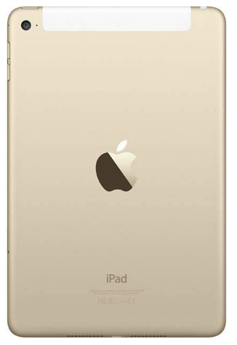 For Parts: APPLE IPAD MINI 7.9" 4TH GEN 16GB WIFI + CELLULAR - GOLD CRACKED SREEN/LCD