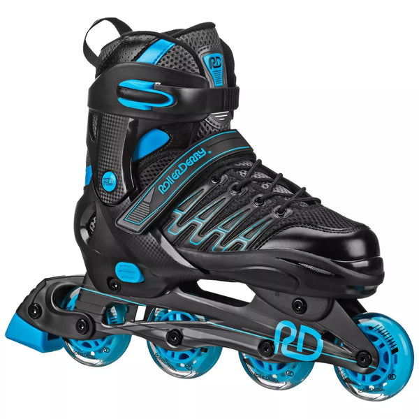 ROLLER DERBY CUSTOM ADULT IN-FIT SKATES - SIZE: MEN 7-10 - - Scratch & Dent