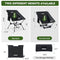 ORAGATI LIGHTWEIGHT CAMPING CHAIR, FOLDING CHAIR, O001-BLACK - BLACK - Like New