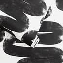 Tempaper x Bobby Berk White & Black Wiggle Room Removable Peel Stick Wallpaper - Brand New