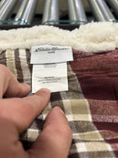EDDIE BAUER PLAID BLANKET 48" BY 56" - MULTI - Like New