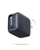 BASEUS RETRACTABLE USB C CHARGER, 67W 3 IN 1 FAST CHARGING, ENERCORE - BLK - Like New
