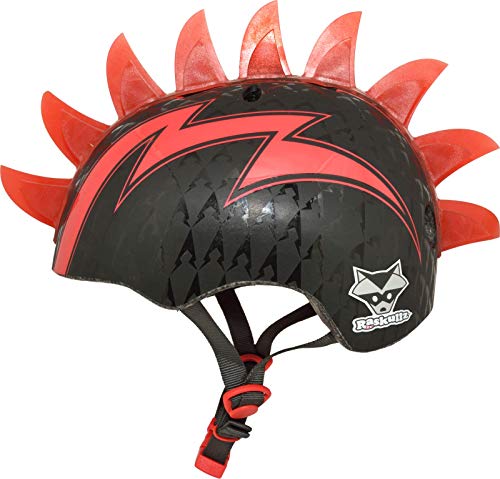RASKULLZ MOHAWK HELMET BOLT LED 50-54 CM ML-009S - RED - Brand New