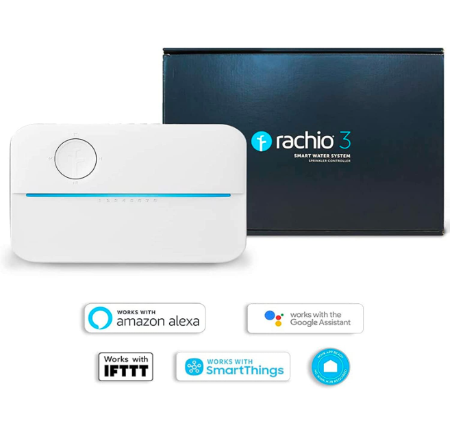Rachio 3 - 8 zones Smart Sprinkler Controller - White 8ZULW-C Like New