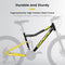 KIAPALNO A26336-26 INCH STEEL FRAME SHOCK FORK 21-SPEED UNISEX MOUNTA - YELLOW - Like New