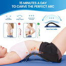 GENERIC BACK STRETCHER FOR LOWER BACK PAIN RELIEF - BLACK/BLUE - Like New