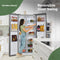 HAMILTON BEACH 15.6 CU. FT. SIDE BY SIDE STAINLESS REFRIGERATOR FREESTANDING - Brand New
