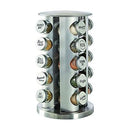 Kamenstein Revolving 20-Jar Countertop Rack Tower Organizer - Silver/Silver - Brand New