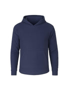BLUE ICE MEN'S WAFFLE KNIT THERMAL PULLOVER HOODIE 3XL - NAVY - Brand New