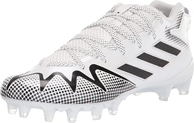 GX4066 Adidas Men's Freak 22-Team Football Shoe White/Black/Clear Grey 10 Like New