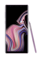 For Parts: SAMSUNG GALAXY NOTE 9 128GB AT&T- PURPLE - PHYSICAL DAMAGED - BATTERY DEFECTIVE