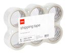 OFFICE DEPOT® BRAND SHIPPING PACKING TAPE 1.89" X 70.8 YD, CLEAR PACK OF 6 ROLLS - Brand New