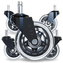THE OFFICE OASIS - THE ORIGINAL ROLLERBLADE OFFICE CHAIR WHEELS (AS SEEN ON PBS) - Like New