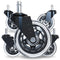 THE OFFICE OASIS - THE ORIGINAL ROLLERBLADE OFFICE CHAIR WHEELS (AS SEEN ON PBS) - Like New
