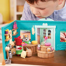 Li'l Woodzeez – Pass – The – Pasta Restaurant Playset – 41 Pieces Dollhouse Set - Like New