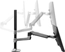 Ergotron LX Vertical Stacking Dual Monitor Arm 45-549-026 - Polished Aluminum Like New