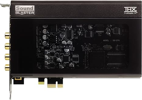 Creative Sound Blaster X-Fi Titanium HD 24-bit 192KHz PCI 70SB127000002 - Black Like New