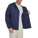 CHAMPION MEN'S HOODED COACHES RAIN JACKET SIZE: MEN 2XL NAVY - Brand New