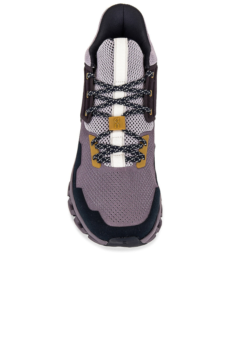 28.99163 ON CLOUD HI EDGE PEBBLE/LILAC MEN'S SHOES, SIZE 8.5 - Like New