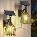 COLLASIS OUTDOOR WALL LIGHTS METAL WALL-MOUNTED SCONCE CO-A01 2 PACK - BLACK - Like New