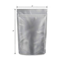 Loud Lock Mylar Bags 1000 Count 8" X 5" White/Clear - Flex Packaging - Brand New