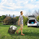 FOHO Portable Car Freezer Wheels Refrigerator Telescopic Handle ALG50 - BLACK - Brand New
