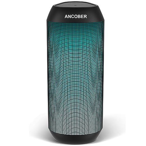 ANCOBER BLUETOOTH SPEAKER WIRELESS PORTABLE HD STEREO SOUND ACB-001-BLK - BLACK - Like New