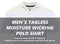 Galaxy by Harvic Men's Tagless Moisture Wicking Polo Shirt White 3XL Like New