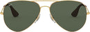 Ray-Ban Aviator Sunglasses RB3558 - GOLD Like New