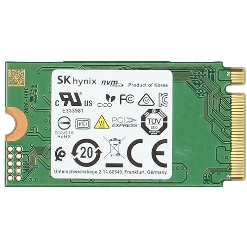 SK HYNIX 512GB M.2 2242 42MM NVME PCIE GEN 3 X4 TLC SSD - GREEN - Like New