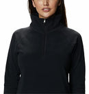 1802201010 COLUMBIA WOMENS GLACIAL IV 1/2 ZIP BLACK SIZE XS - Brand New