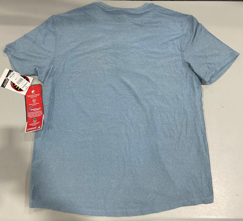 CANADA WEATHER GEAR MEN'S SUPREME SOFT TWO TONE CREW SKY SIZE LARGE - Brand New