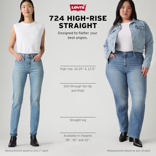 Levi's Women's 724 High Rise Straight Jeans Way Way Back Size 29X30 - Brand New