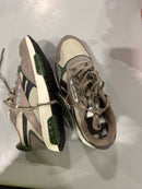 REEBOK UNISEX GLIDE DMX TRAINERS - GRAY - SIZE: MEN 9 WOMEN 10 - BEIGE GREEN - Brand New