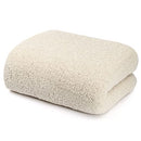 KASHWÉRE Solid Chenilla Beddling Blanket Malt King Size 88" x 98" - Malt - Brand New