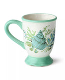 CERTIFIED INTERNATIONAL SEA GLASS CERAMIC MUGS, SET OF 4 - SEA GLASS - Like New