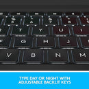 Logitech SLIM FOLIO PRO Backlit Keyboard IPad Pro - Graphite Oxford Gray - Like New